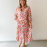 Paisley Print Maxi Dress