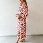 Paisley Print Maxi Dress