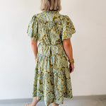 Paisley Print Midi Dress