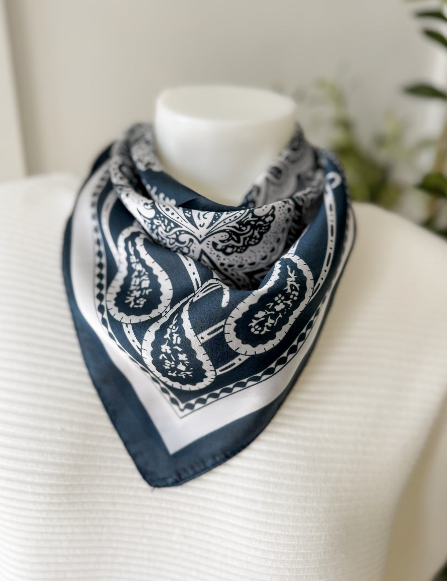 Paisley Print Scarf