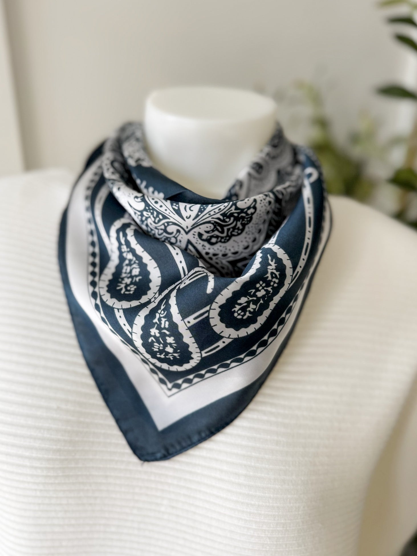 Paisley Print Scarf