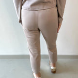 P.Cill Butter Ankle Length Pant - Taupe