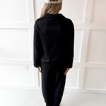 P.Cill Modal Jacket & Pant Set - Black