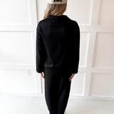 P.Cill Modal Jacket & Pant Set - Black