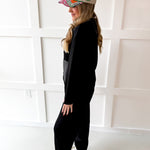 P.Cill Modal Jacket & Pant Set - Black