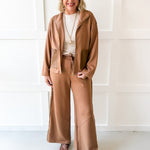P.Cill Modal Jacket & Pant Set - Latte
