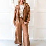 P.Cill Modal Jacket & Pant Set - Latte