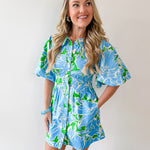 Perry Green Mini Dress