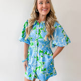 Perry Green Mini Dress