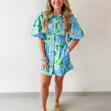Perry Green Mini Dress