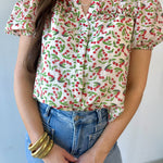 Picnic Moments Cherry Blouse