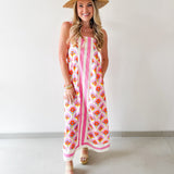 Pink Printed Dress