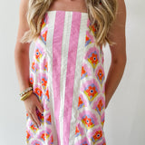Pink Printed Dress