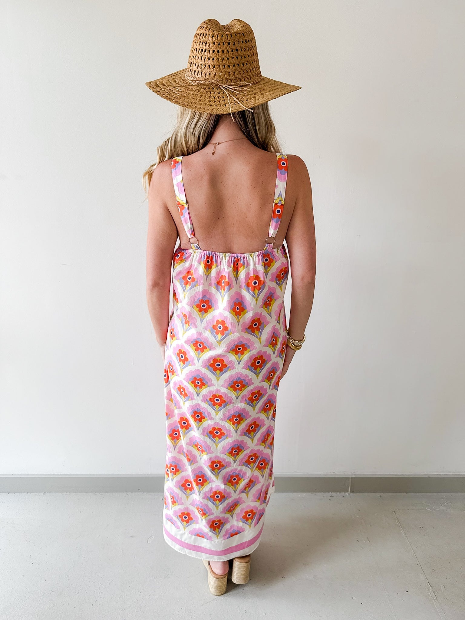 Pink Printed Dress