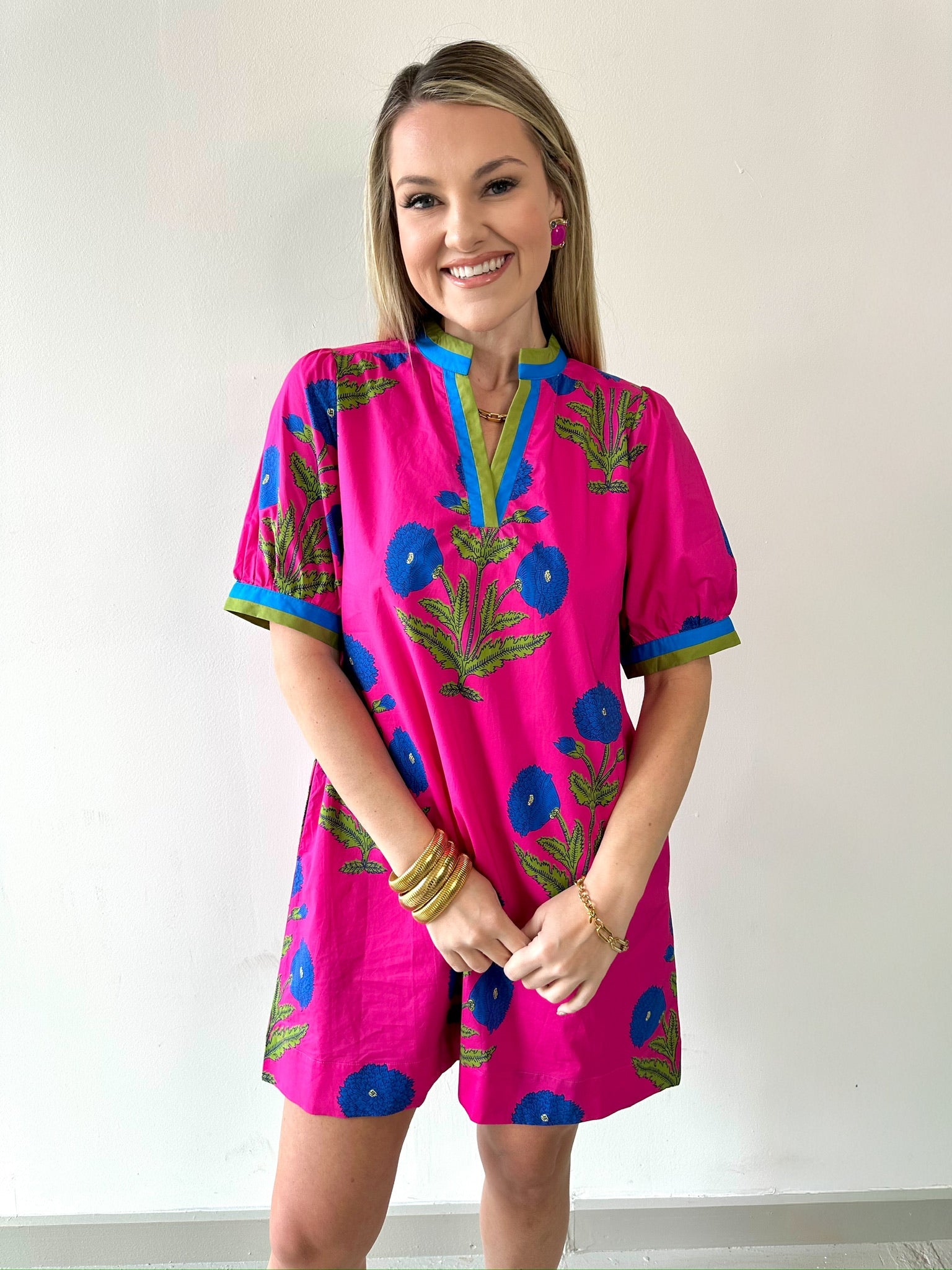 Pink Statement Earrings