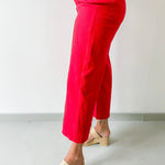 Pintuck Wide Leg Pant