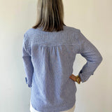 Plaid Button down Top