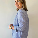 Plaid Button down Top