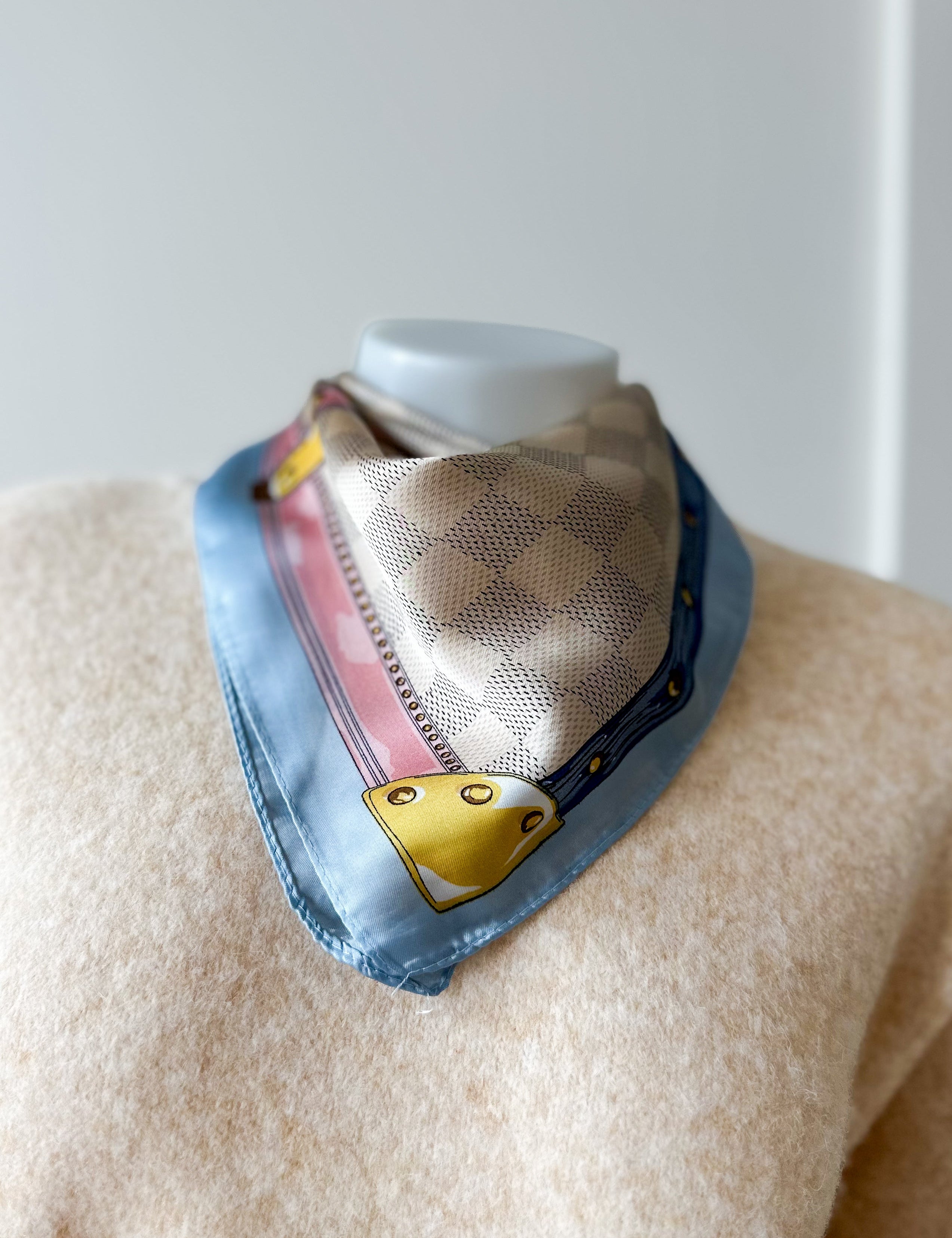 Plaid Print Scarf