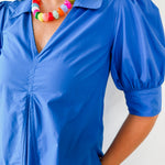 Pleated A Line V Neck Dress