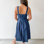 Polka Dot Flared A - Line Dress