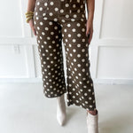 Polka Dot Jeans- Brownie