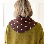 Polka Dot Triangle Scarf