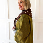 Polka Dot Triangle Scarf