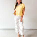 Polka Dot Wide Leg Pant