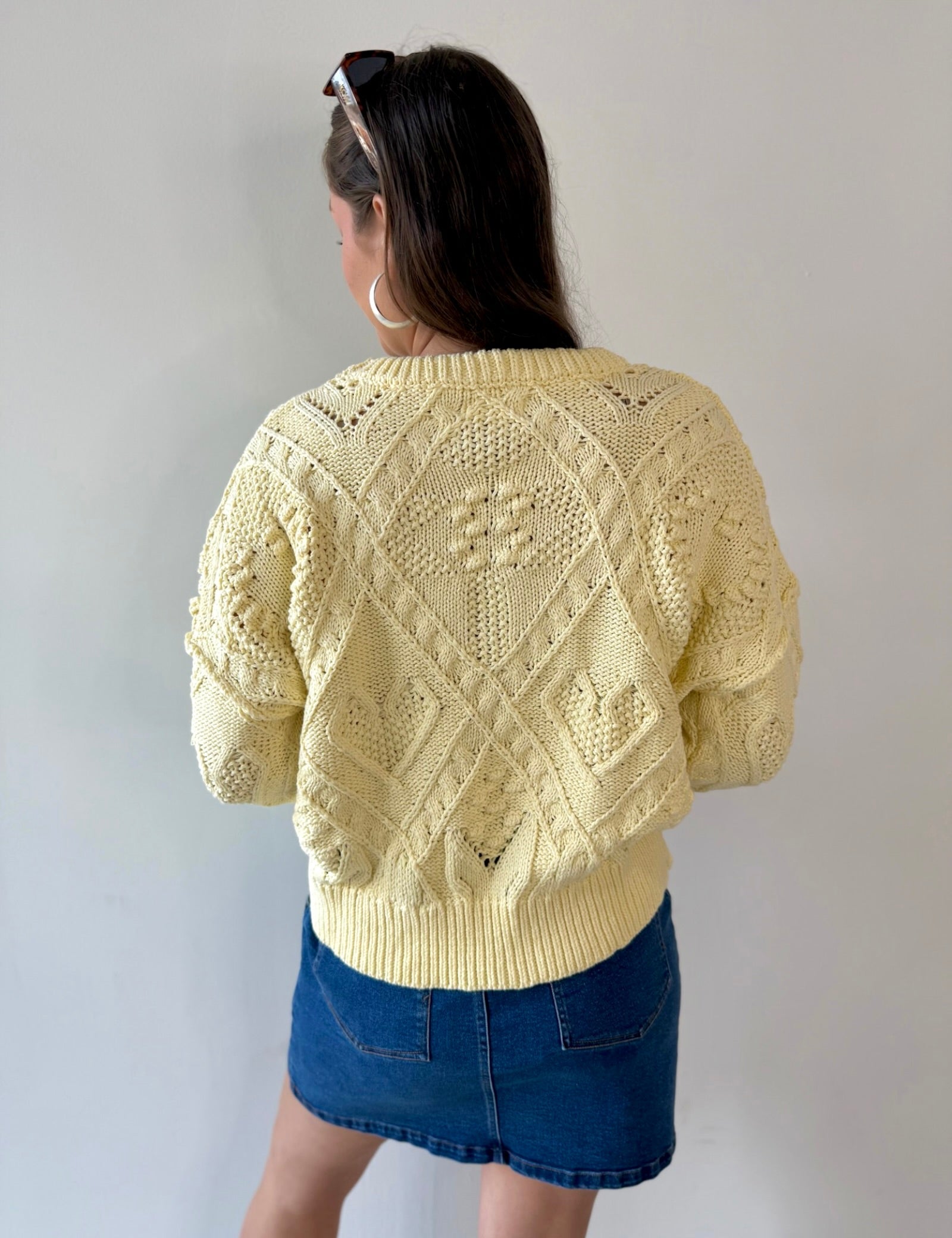 Polly Textured Oversized Sweater