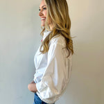 Poplin Bishop Button Shirt - White