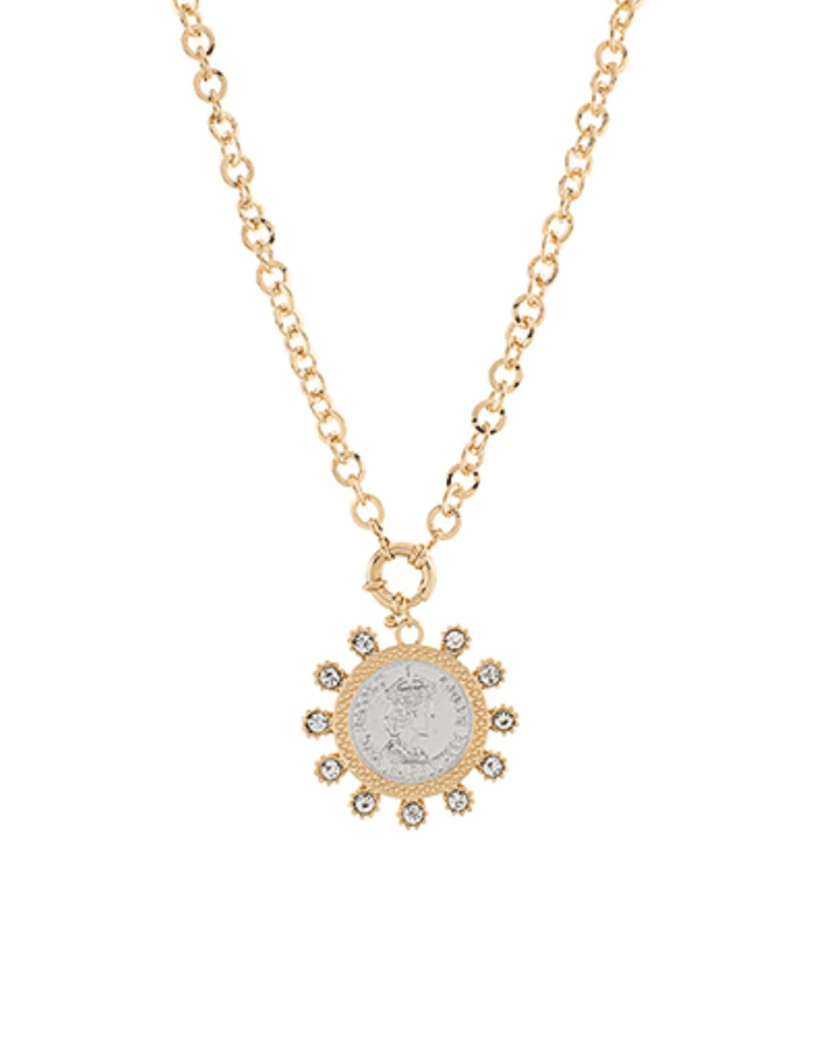 Queen Elizabeth Coin Necklace