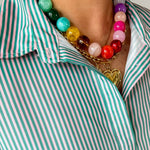 Rainbow Bead Necklace