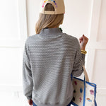 Reversible Sweater - Grey/White
