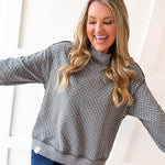 Reversible Sweater - Grey/White