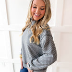Reversible Sweater - Grey/White