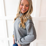 Reversible Sweater - Grey/White