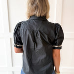 Ric-Rac Trim Accent Solid Top