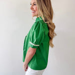 Ric - Rac Trim Accent Solid Top