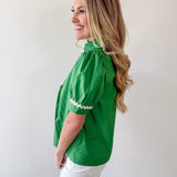 Ric - Rac Trim Accent Solid Top