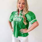 Ric - Rac Trim Accent Solid Top