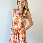 Ric Rac Trim Linen Square Dress