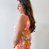 Ric Rac Trim Linen Top