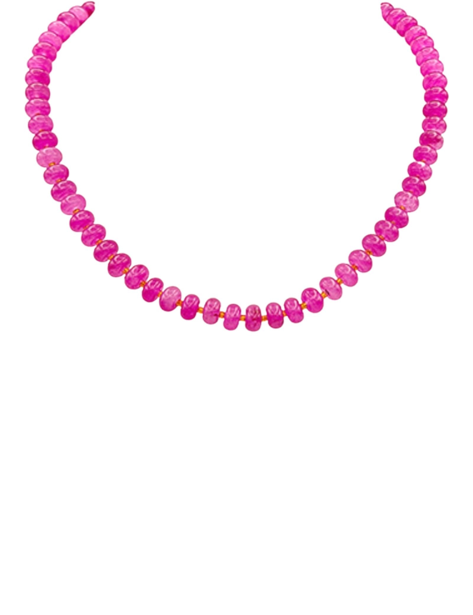 Rondell Stone Necklace