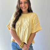 Round Neck Knit Sweater top