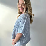 Round Neck Knit Sweater top