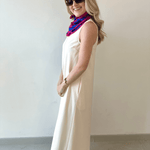 Round neck Sleeveless Maxi Dress