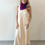 Round neck Sleeveless Maxi Dress