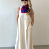 Round neck Sleeveless Maxi Dress