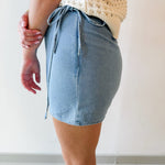 Rowyn Washed Denim Skort
